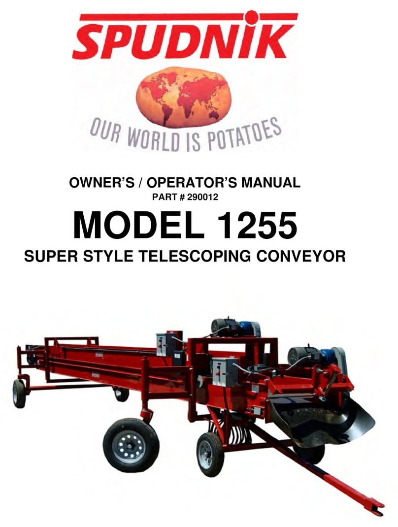 Spudnik 1255 Owner's manual Spudnik 1255 Owner's manual