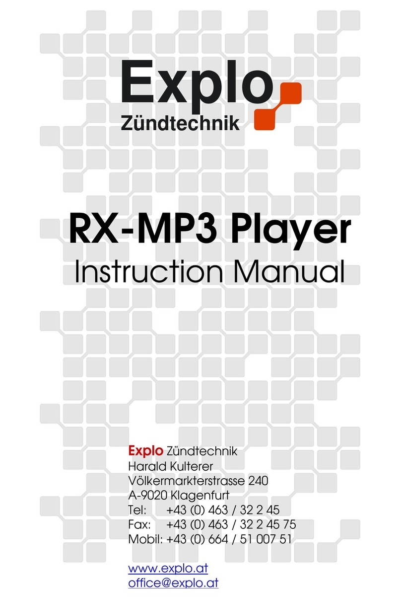 Explo RX-MP3 instruction manual