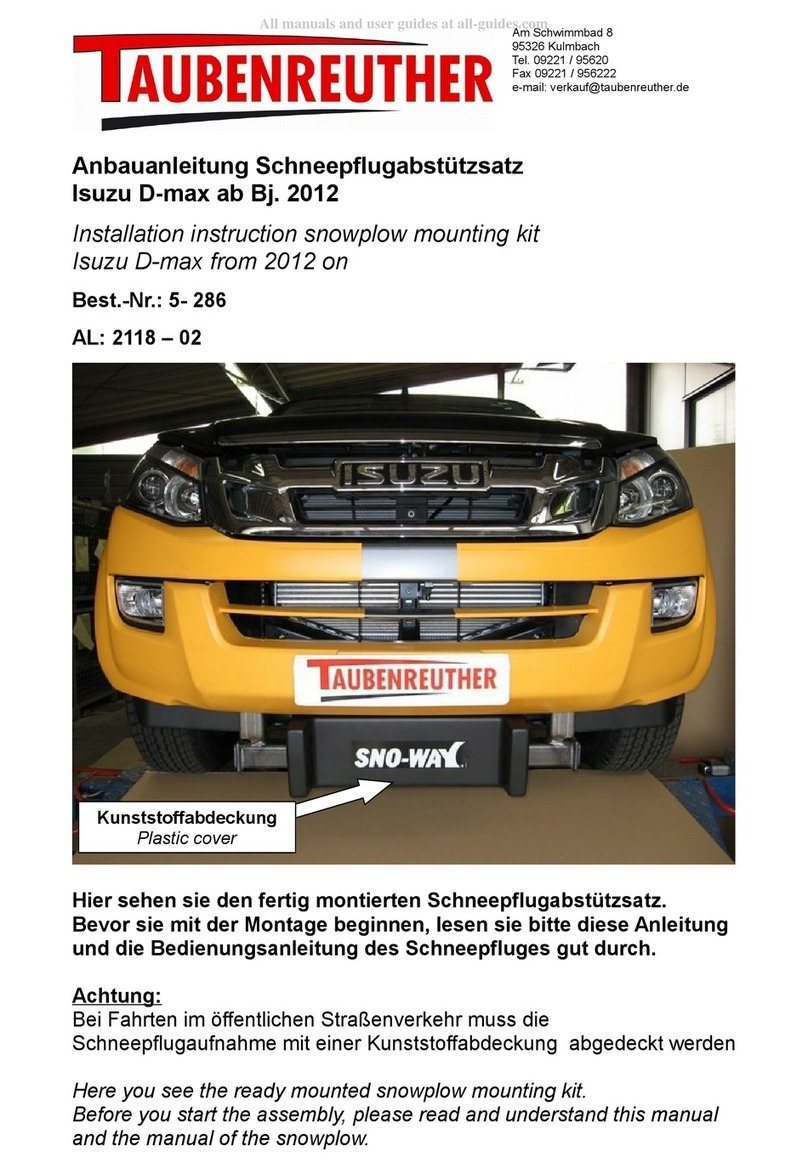 TAUBENREUTHER 5-286 installation instructions