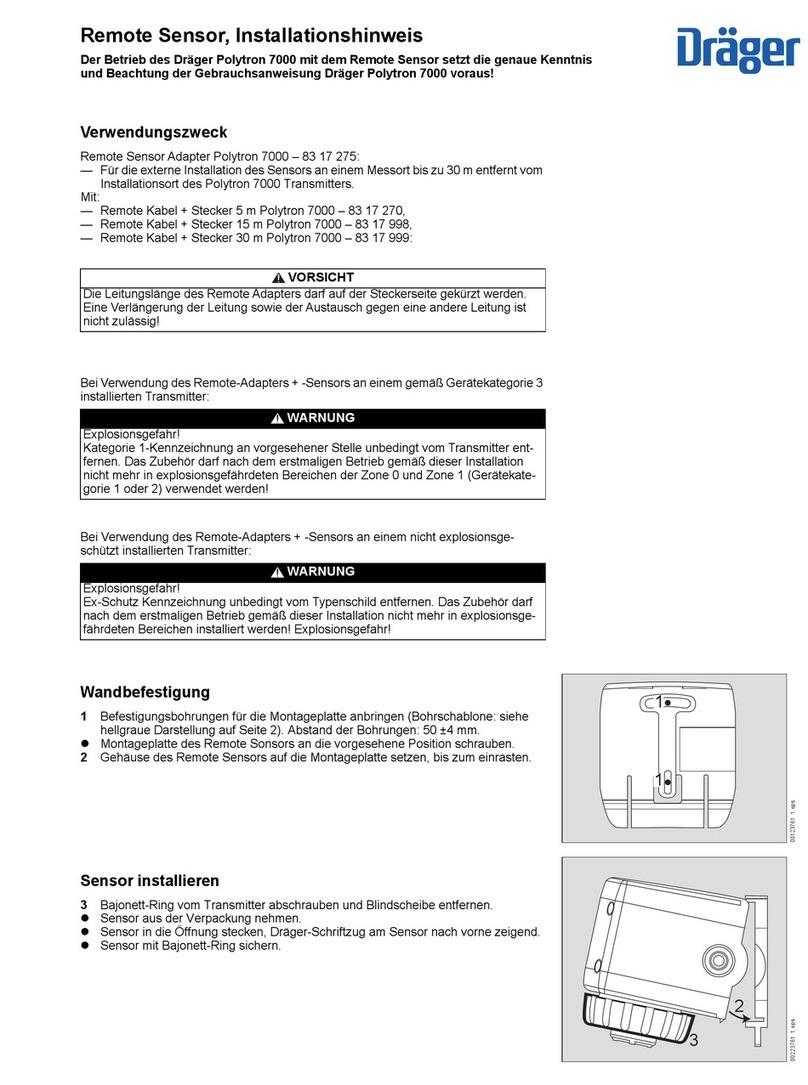 Dräger Polytron 7000 User manual