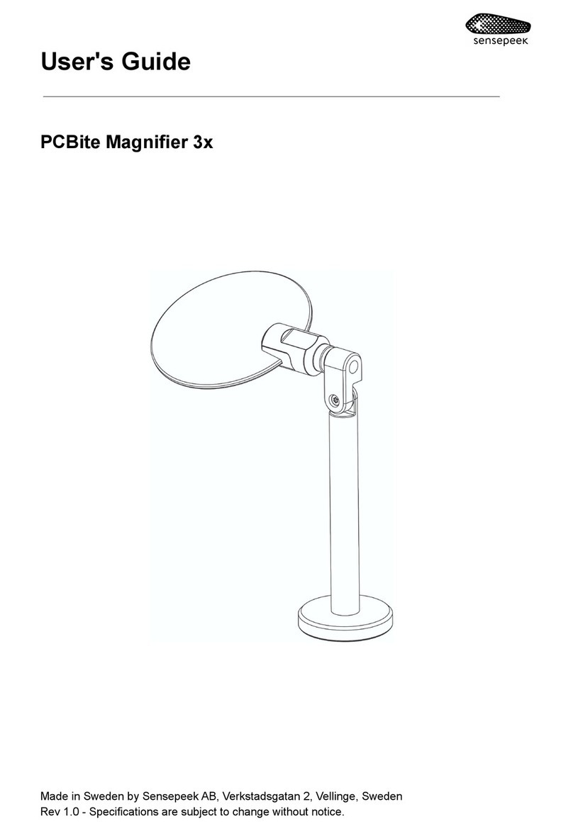 Sensepeek PCBite Magnifier 3x User manual