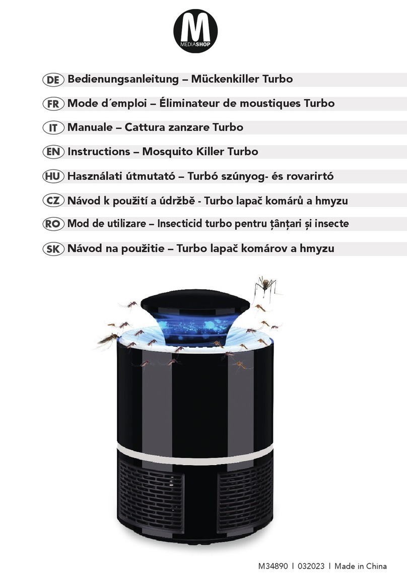 MediaShop Mosquito Killer Turbo instructions