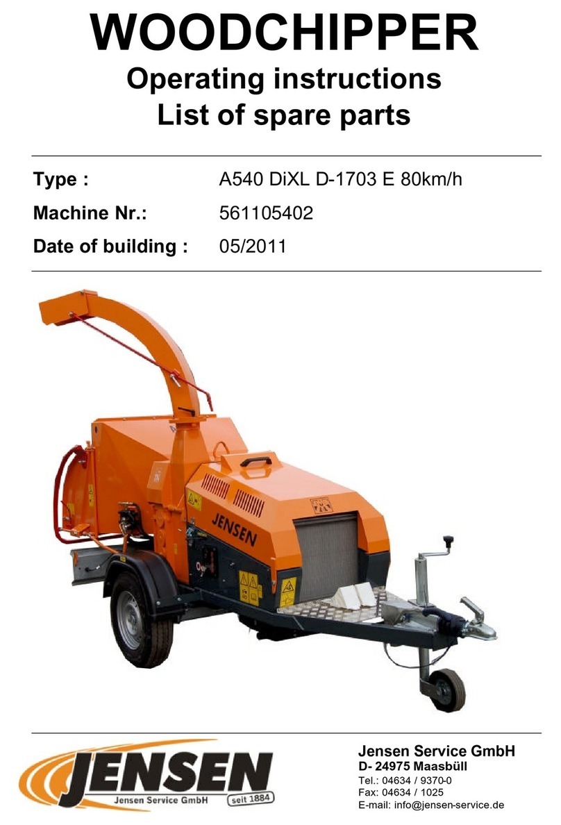 Jensen A540 DiXL D-1703 E User manual
