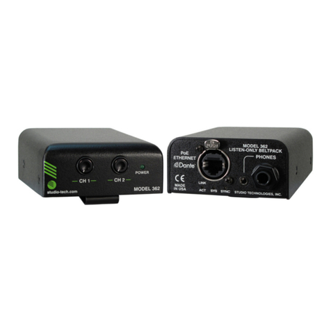 Studio Technologies 362 user guide