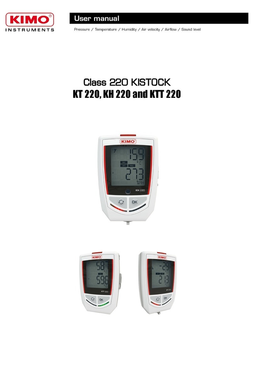 Kimo KT 220 user manual