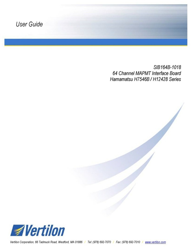Vertilon SIB164B-1018 User manual