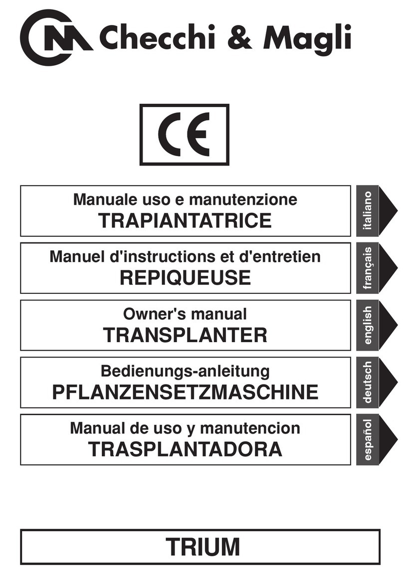 Checchi & Magli TRIUM 1 User manual Checchi & Magli TRIUM 1 User manual