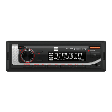Dual Electronics Corporation XD18BT Operating instructions
