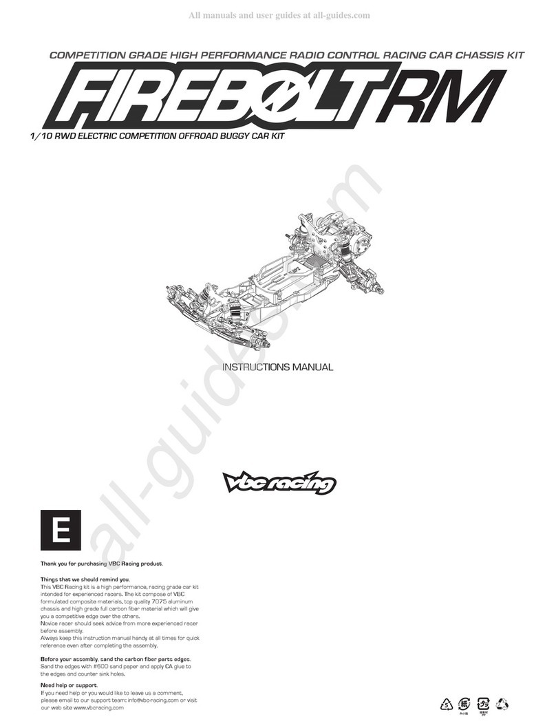 VBC Racing Firebolt RM User manual VBC Racing Firebolt RM User manual