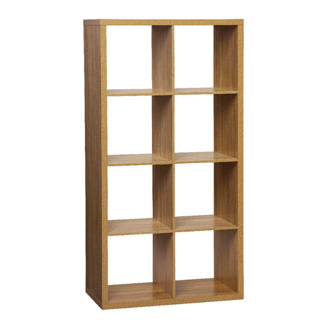 Officeworks OTTO HORSENS 8 CUBE BOOKCASE OT8CUBEWE User manual Officeworks OTTO HORSENS 8 CUBE BOOKCASE OT8CUBEWE User manual