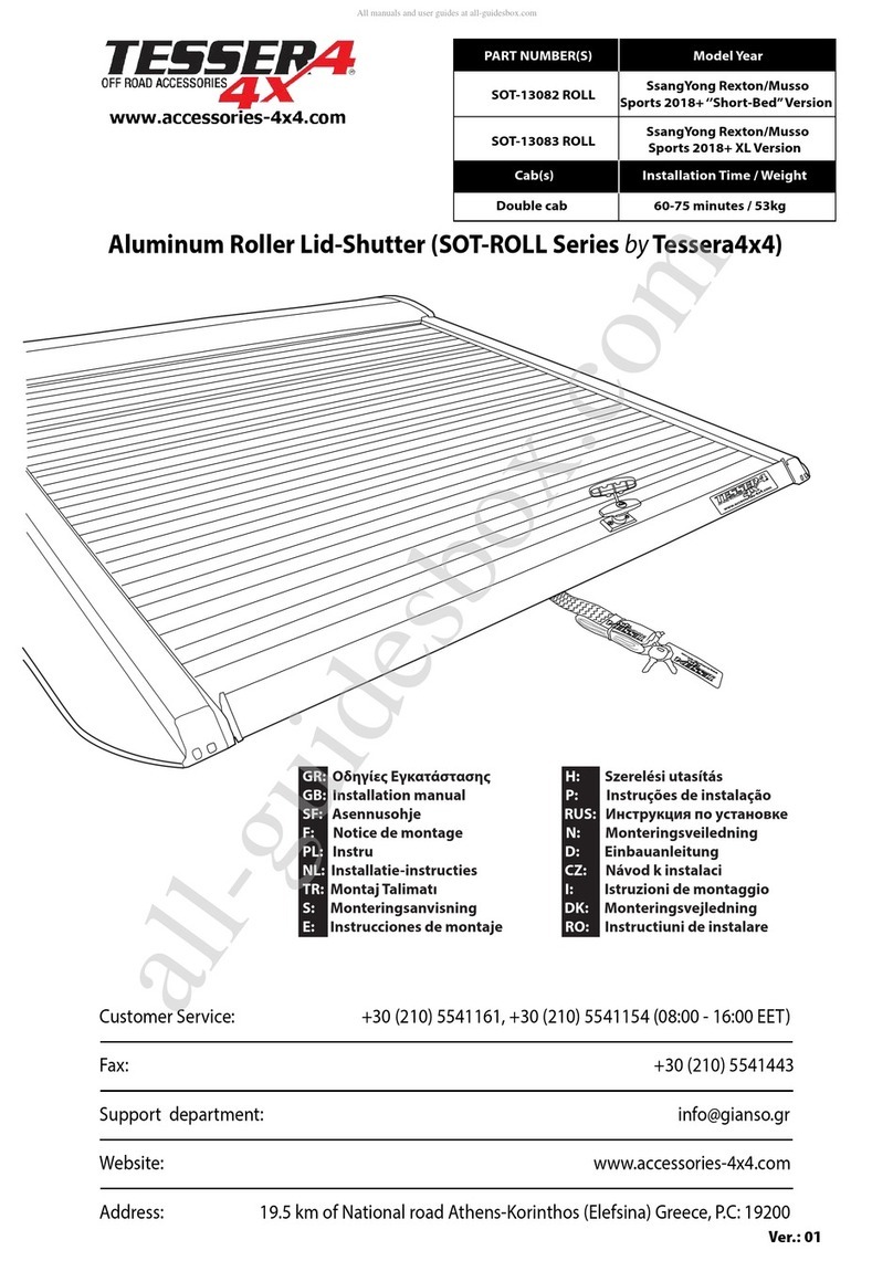 Tessera4x4 SOT-ROLL Series User manual Tessera4x4 SOT-ROLL Series User manual