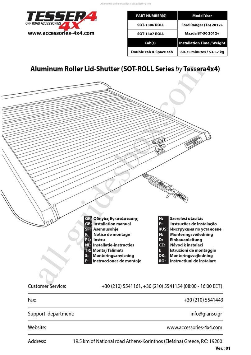 Tessera4x4 SOT-ROLL Series User manual Tessera4x4 SOT-ROLL Series User manual