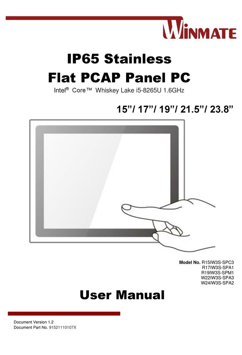 Winmate R15IW3S-SPC3 User manual