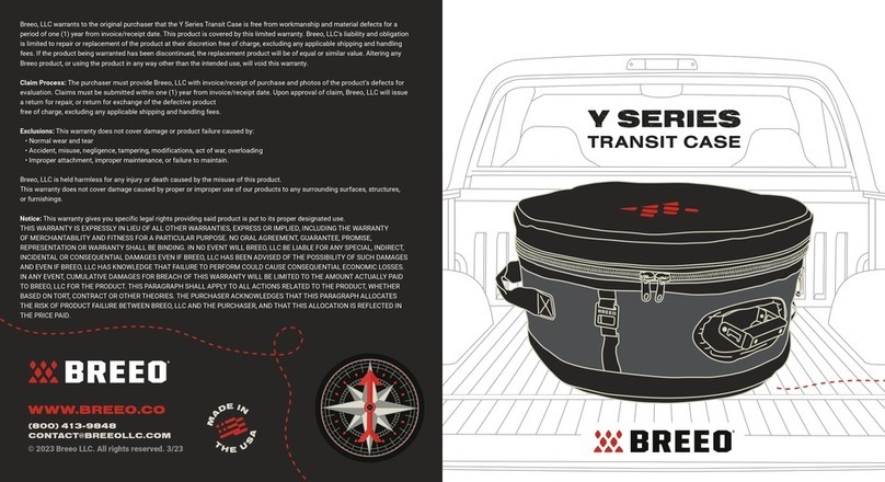 BREEO Transit Case Y Series quick start guide BREEO Transit Case Y Series quick start guide