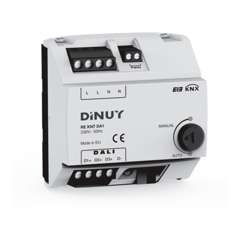 DINUY KNX RE KNT DA1 Installation