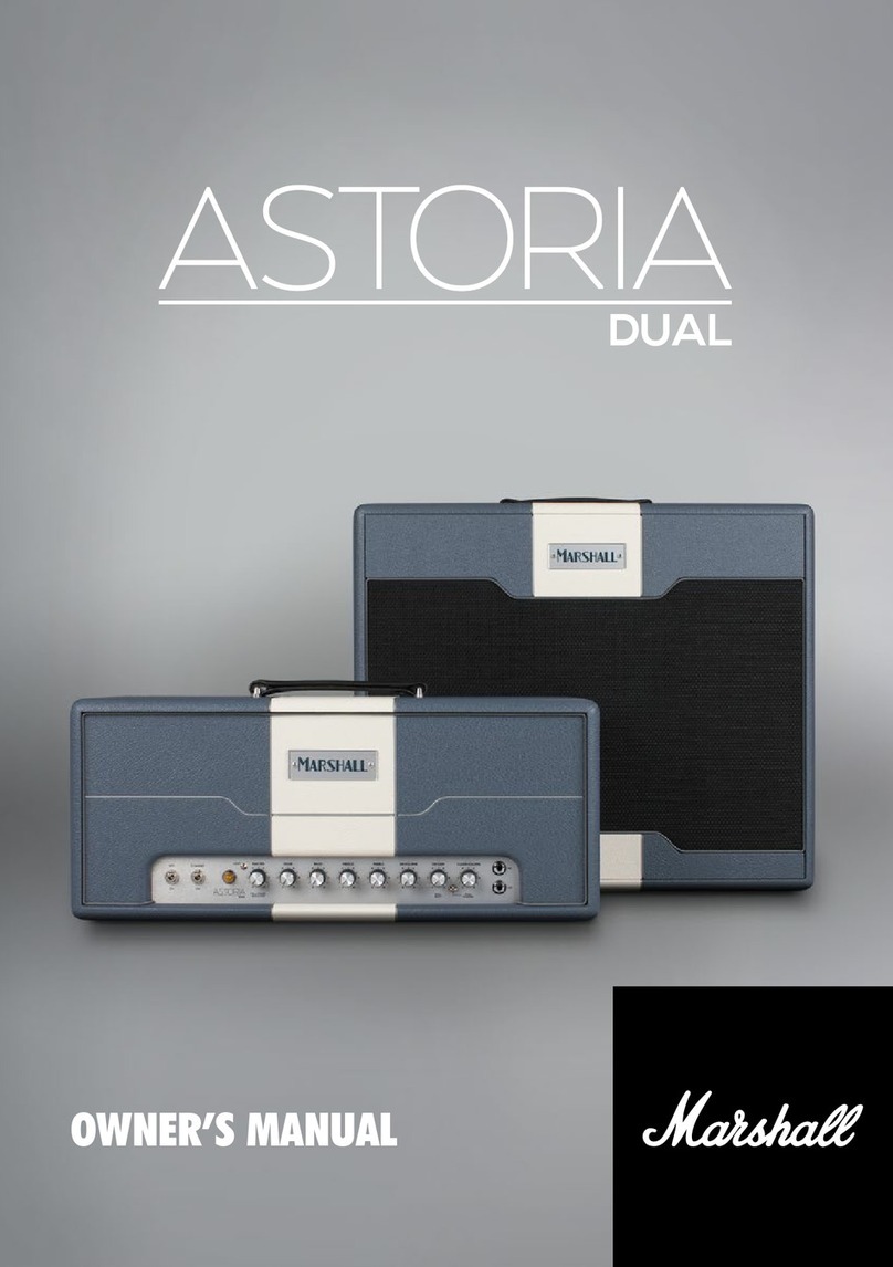 Marshall Amplification Astoria Dual AST3C owner's manual