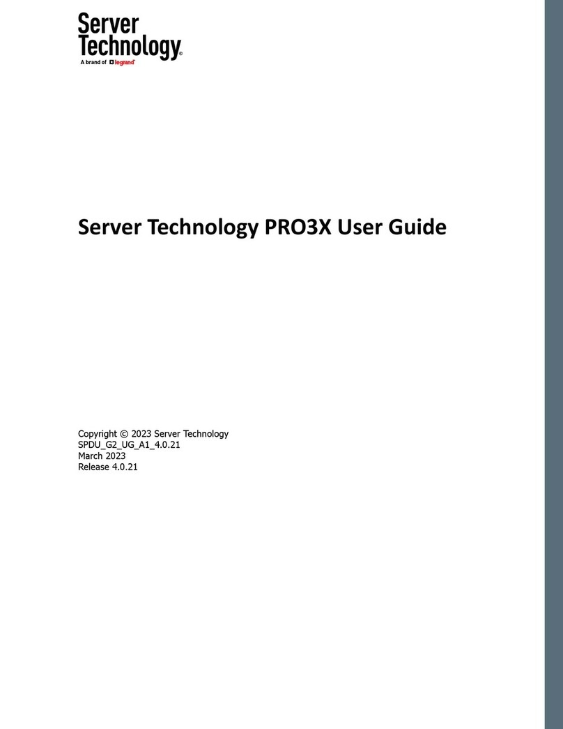 LEGRAND Server Technology PRO3X User manual