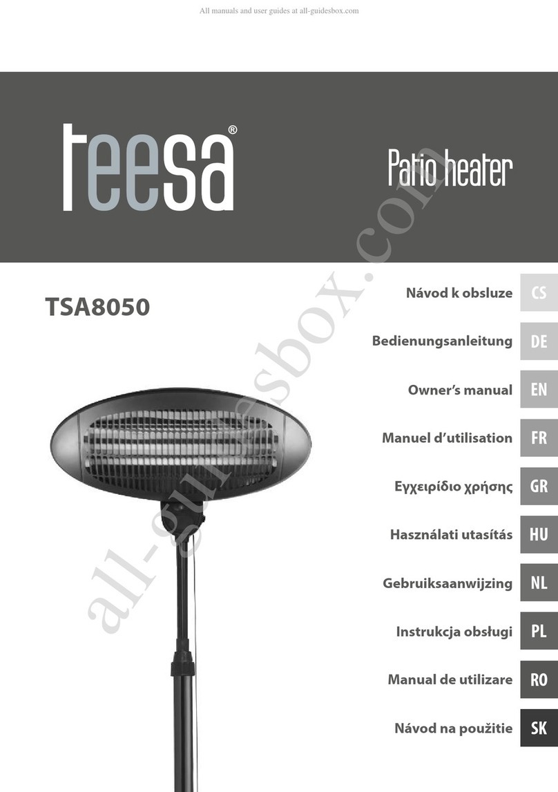 Teesa TSA8050 User manual