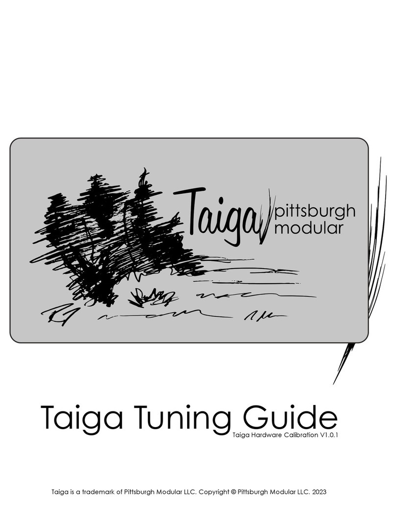 Pittsburgh Modular Taiga Quick start guide