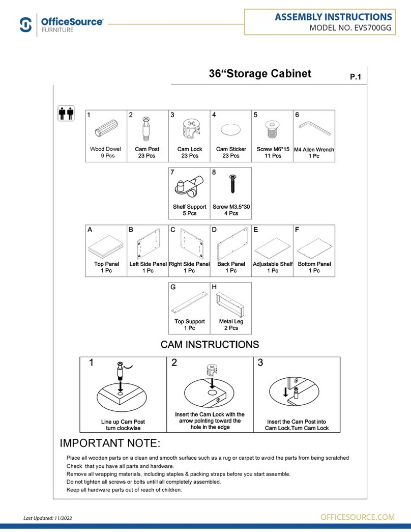 OfficeSource EVS700GG User manual