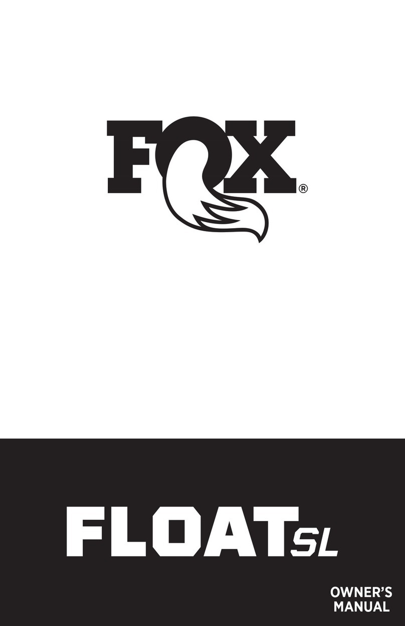 Fox FLOAT SL owner's manual