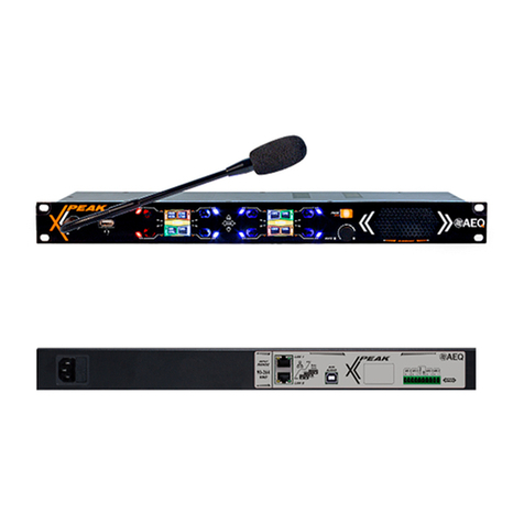 AEQ XPEAK user manual