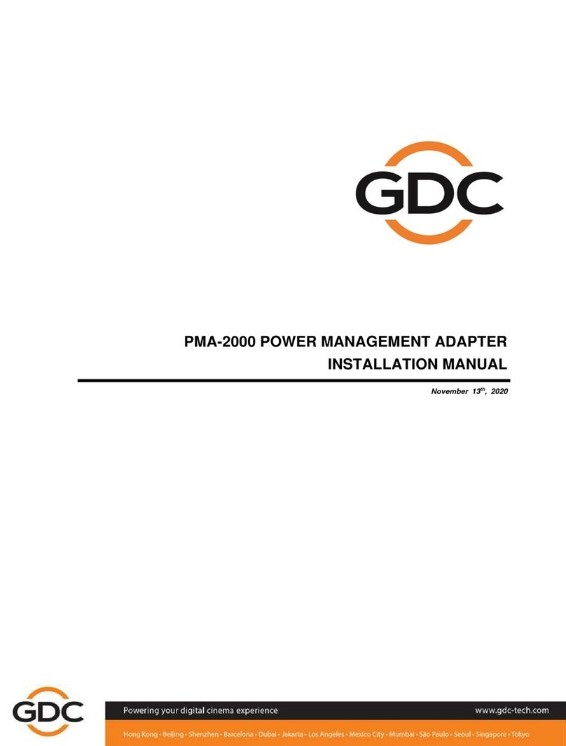 GDC PMA-2000 User manual