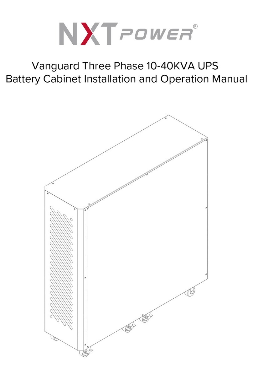 NXT Power Vanguard User manual