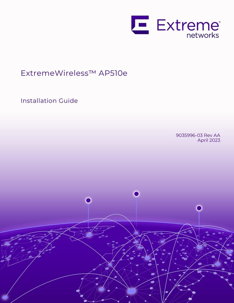 Extreme Networks ExtremeWireless AP510e User manual Extreme Networks ExtremeWireless AP510e User manual