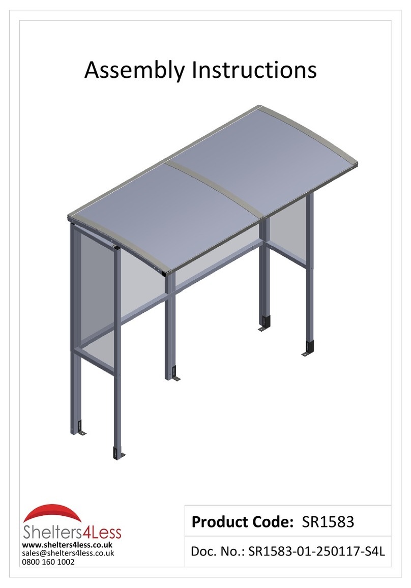 Shelters4Less SR1583 Assembly instructions