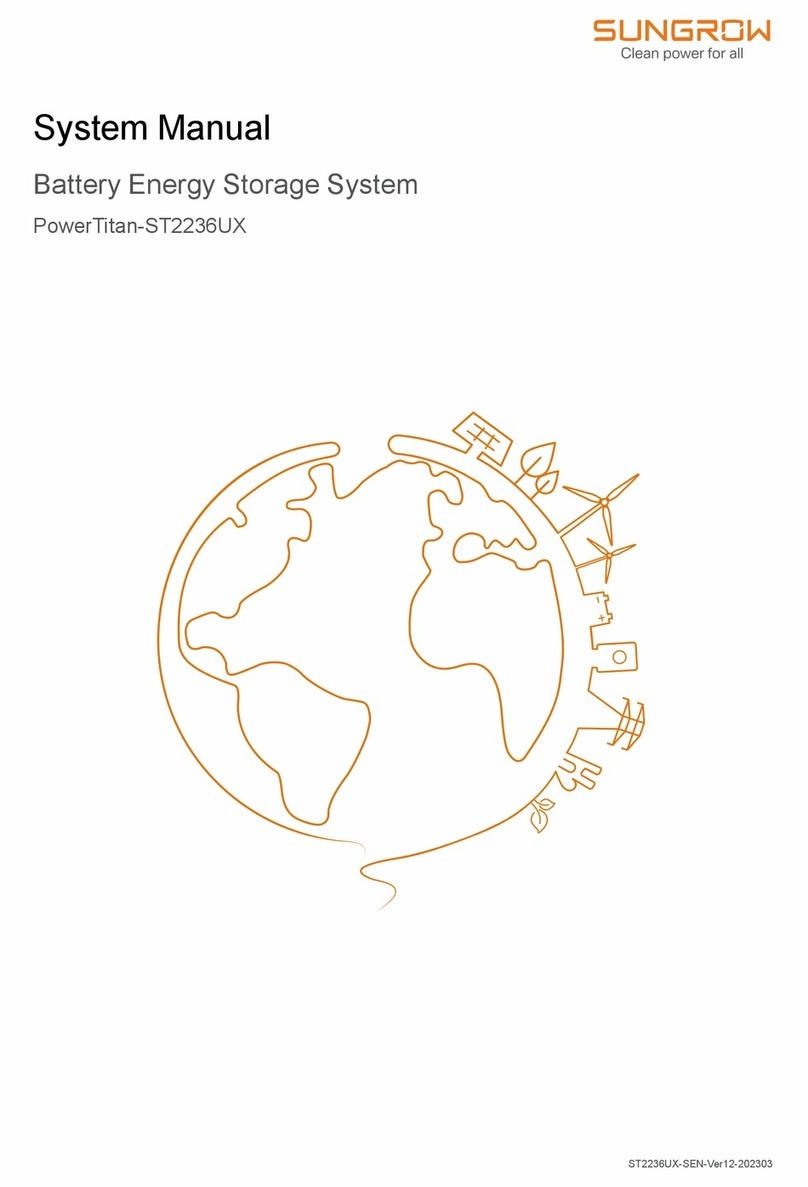 Sungrow PowerTitan-ST2064UX System manual