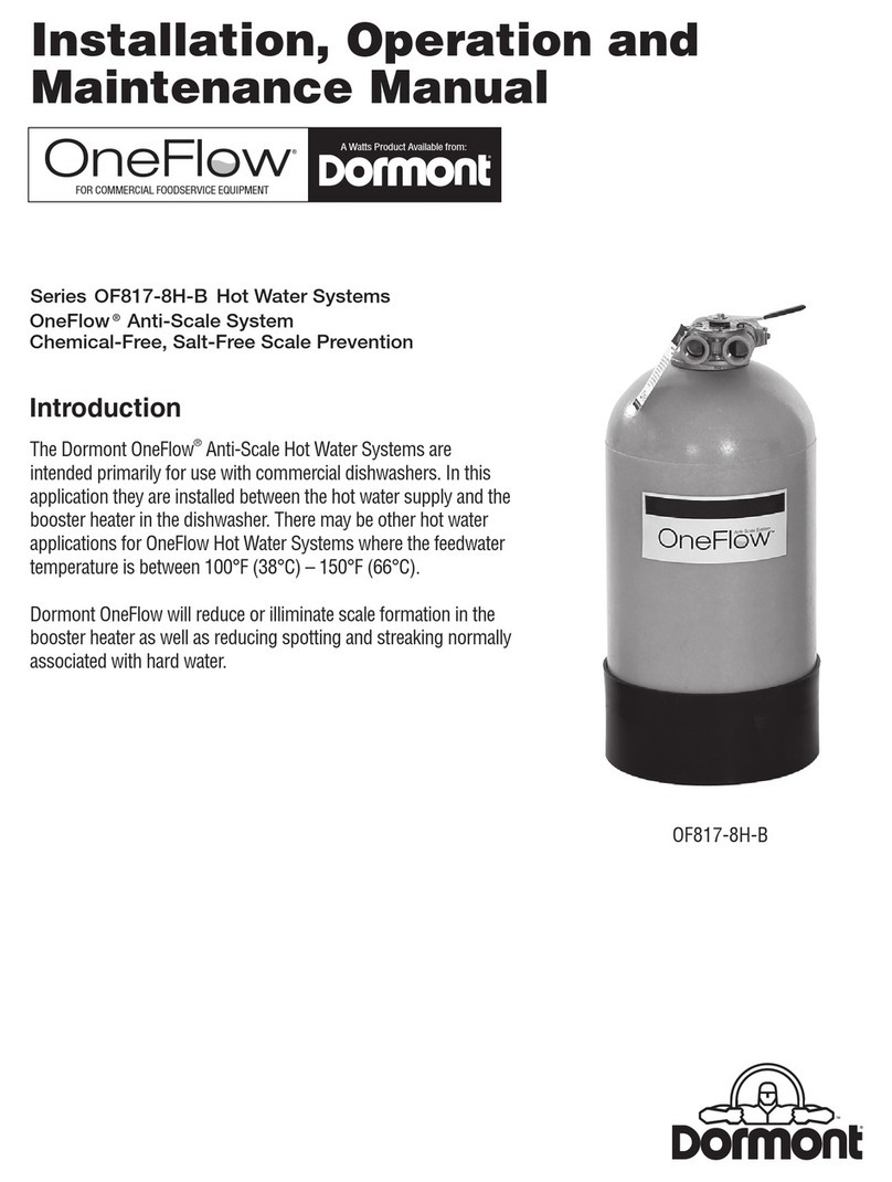 Dormont OneFlow OF817-8H-B Series Installation, operation and maintenance manual