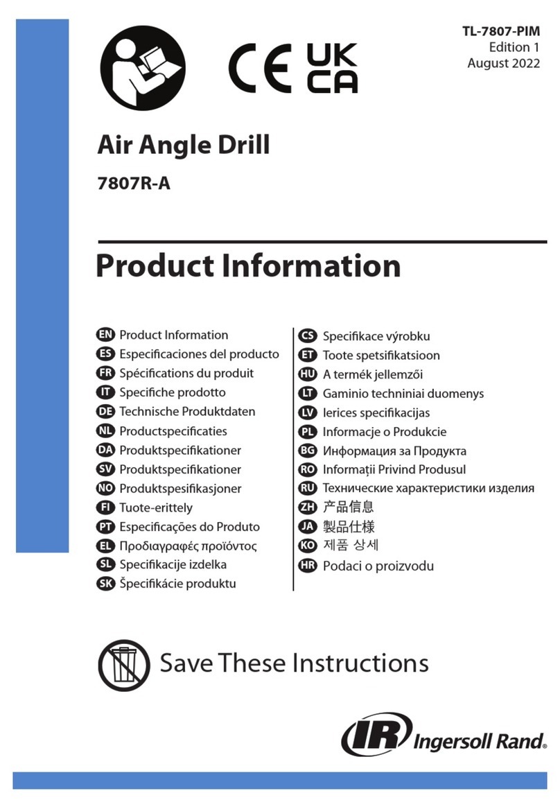 Ingersoll-Rand 7807R-A User manual