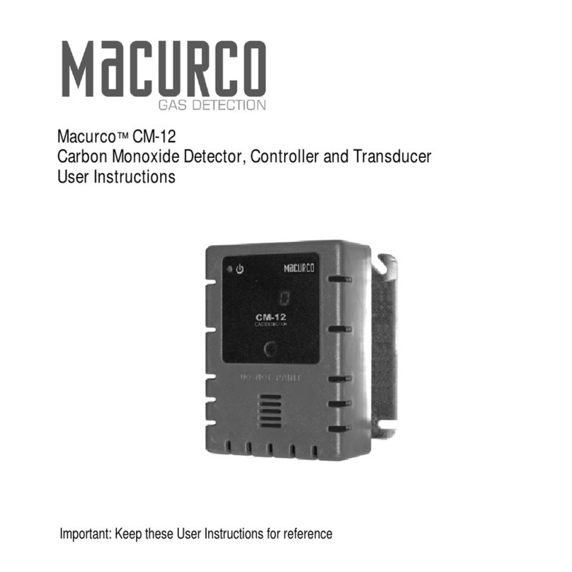 Macurco CM-12 User instructions
