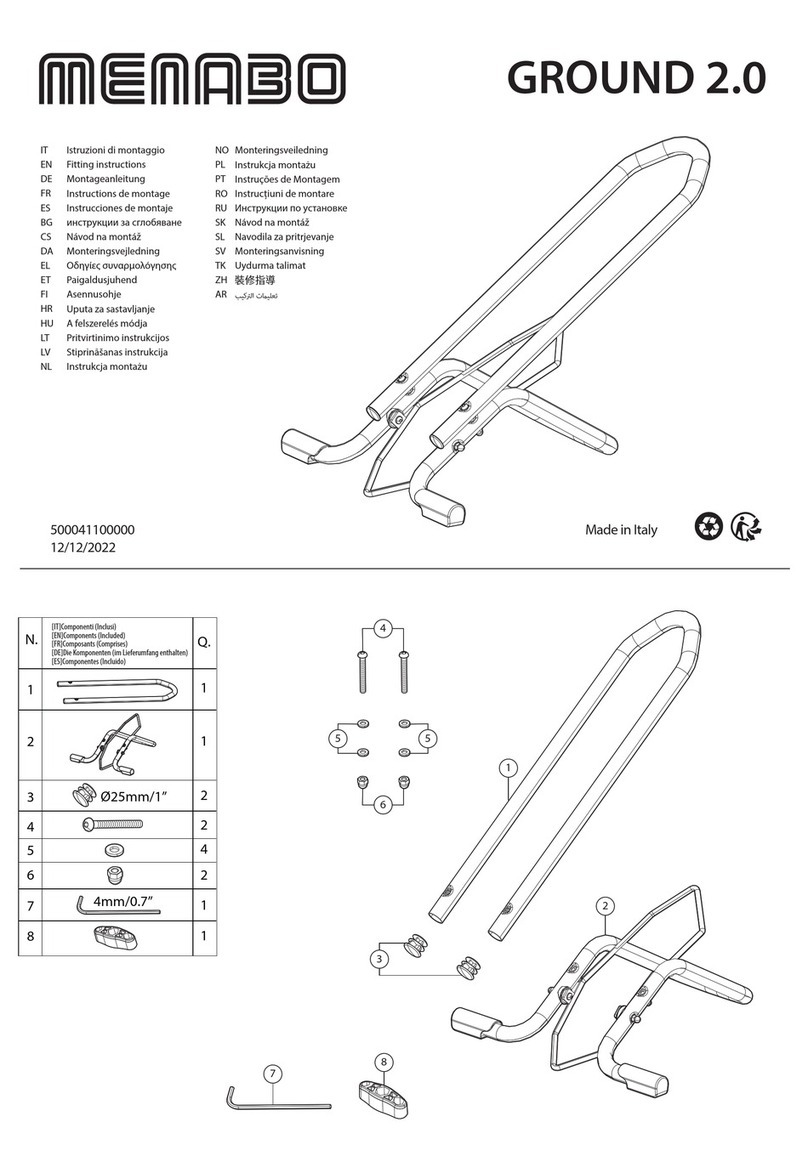 Menabo GROUND 2.0 Fitting instructions