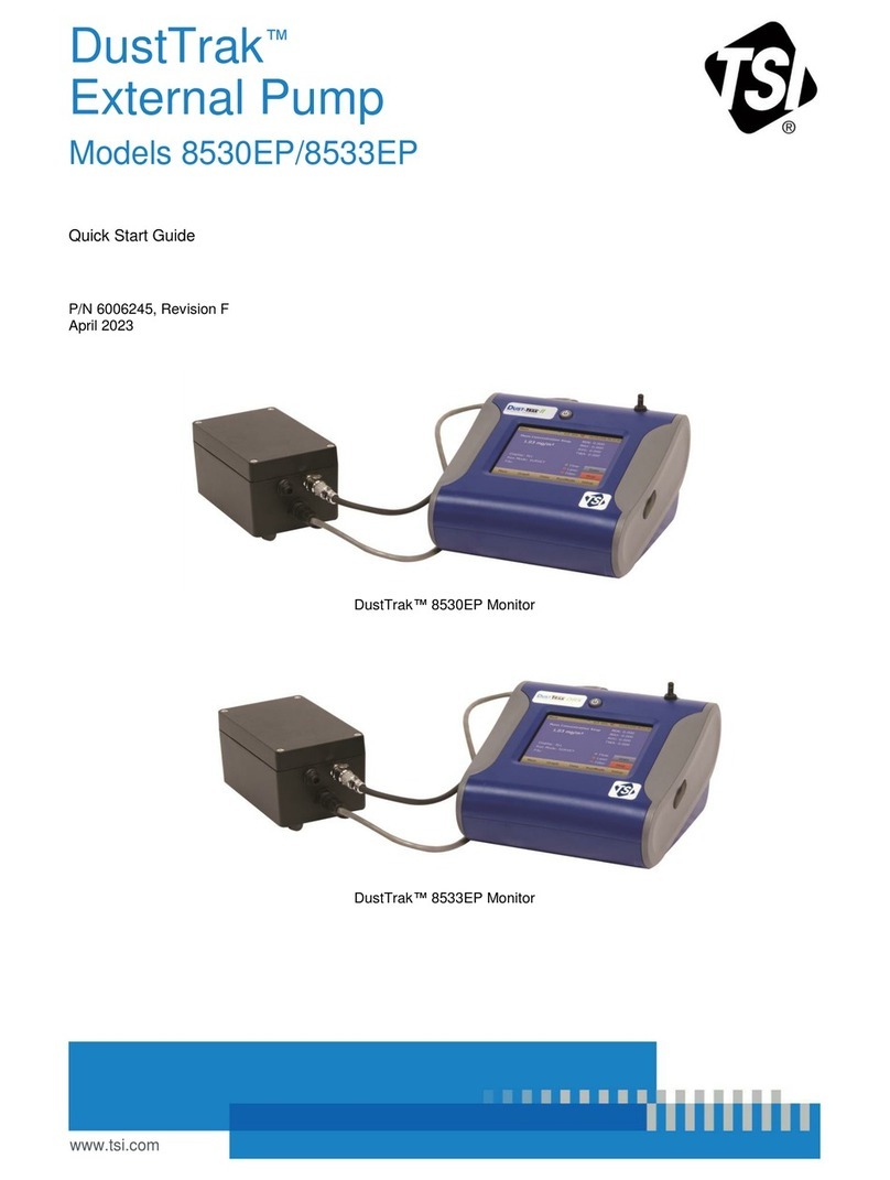 TSI Instruments DustTrak 8530EP quick start guide