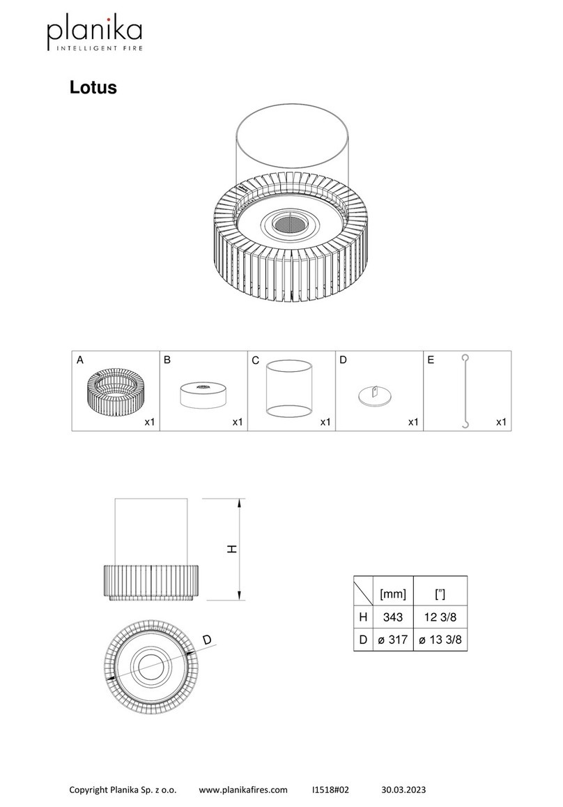 Planika Lotus User manual