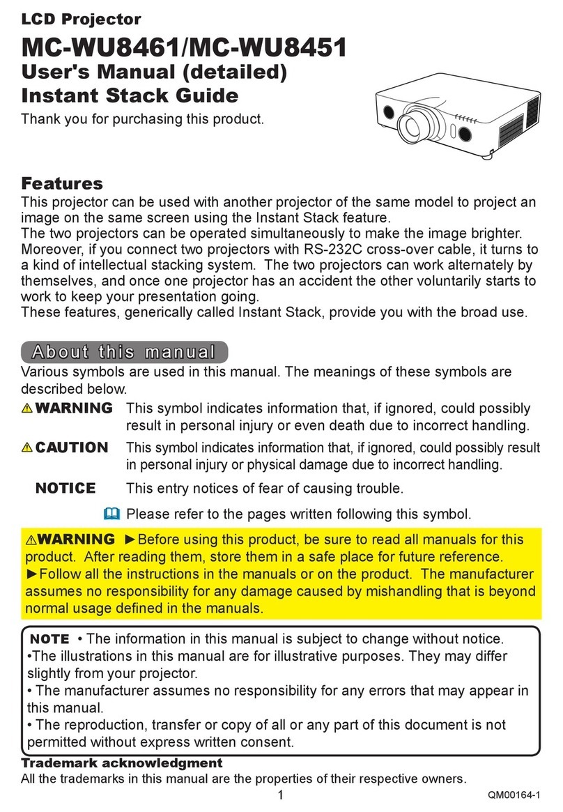 Maxell MC-WU8461 user manual