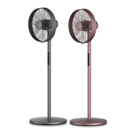 Rotel OSCILLATINGSTANDVENTILATOR736CH1 Instructions for use