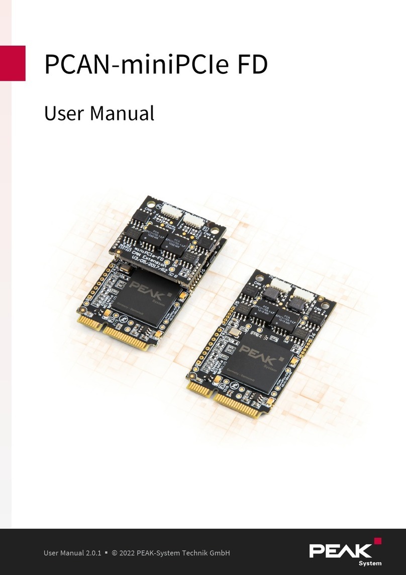 Peak PCAN-miniPCIe FD user manual