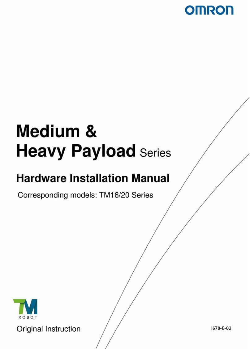 TM Robot Omron Medium & Heavy Payload Series Assembly instructions TM Robot Omron Medium & Heavy Payload Series Assembly instructions