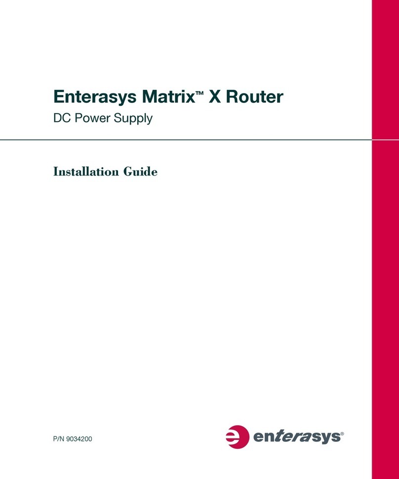 Enterasys Matrix X Router User manual