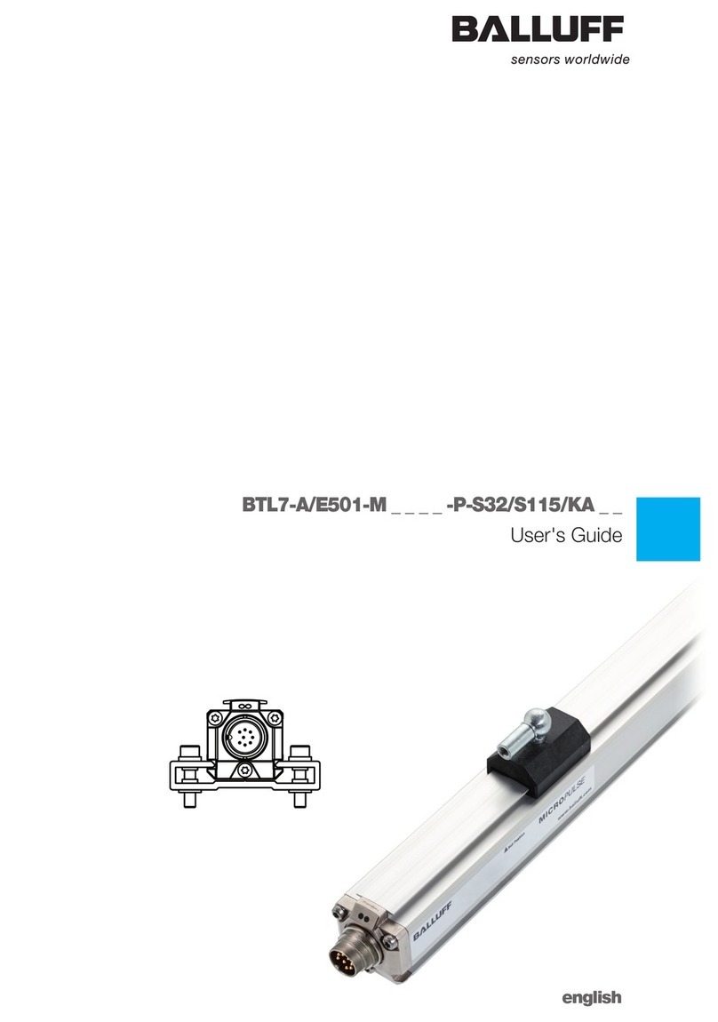 Balluff MICROPULSE+ BTL7-E501-M Series User manual