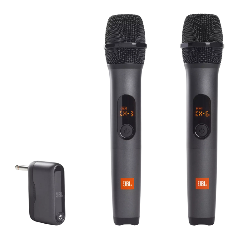 JBL WIRELESS MICROPHONE User manual