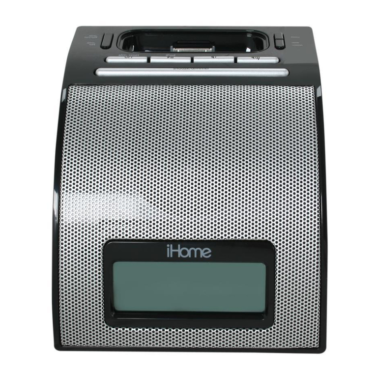 iHome iH11 user manual