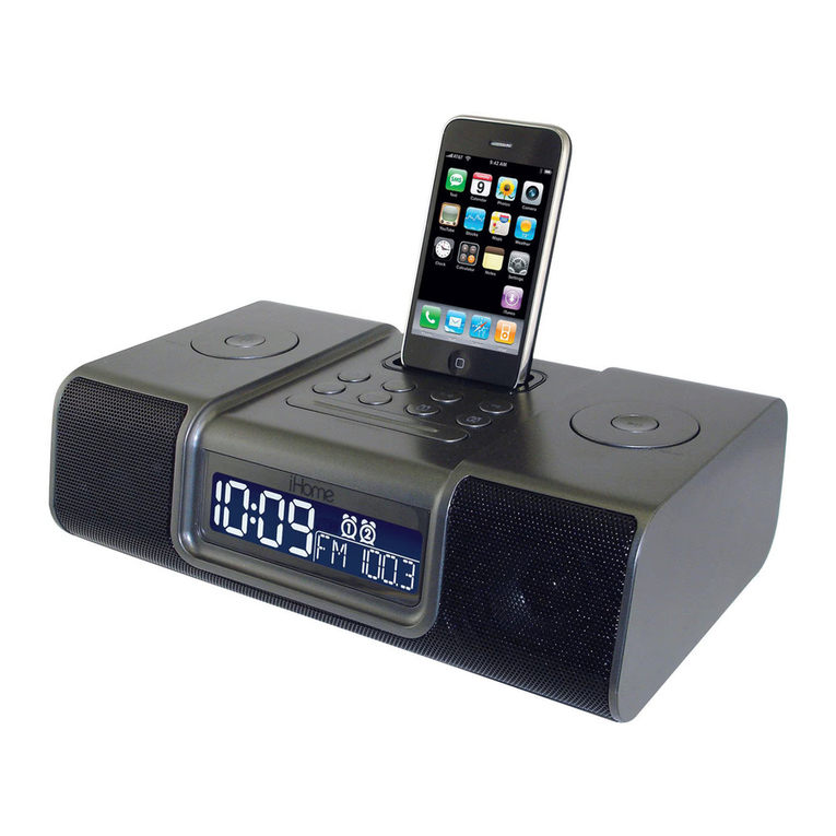 iHome iP9 user manual