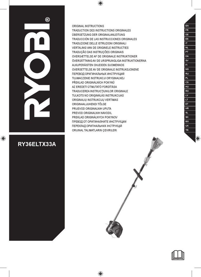 Ryobi RY36ELTX33A User manual