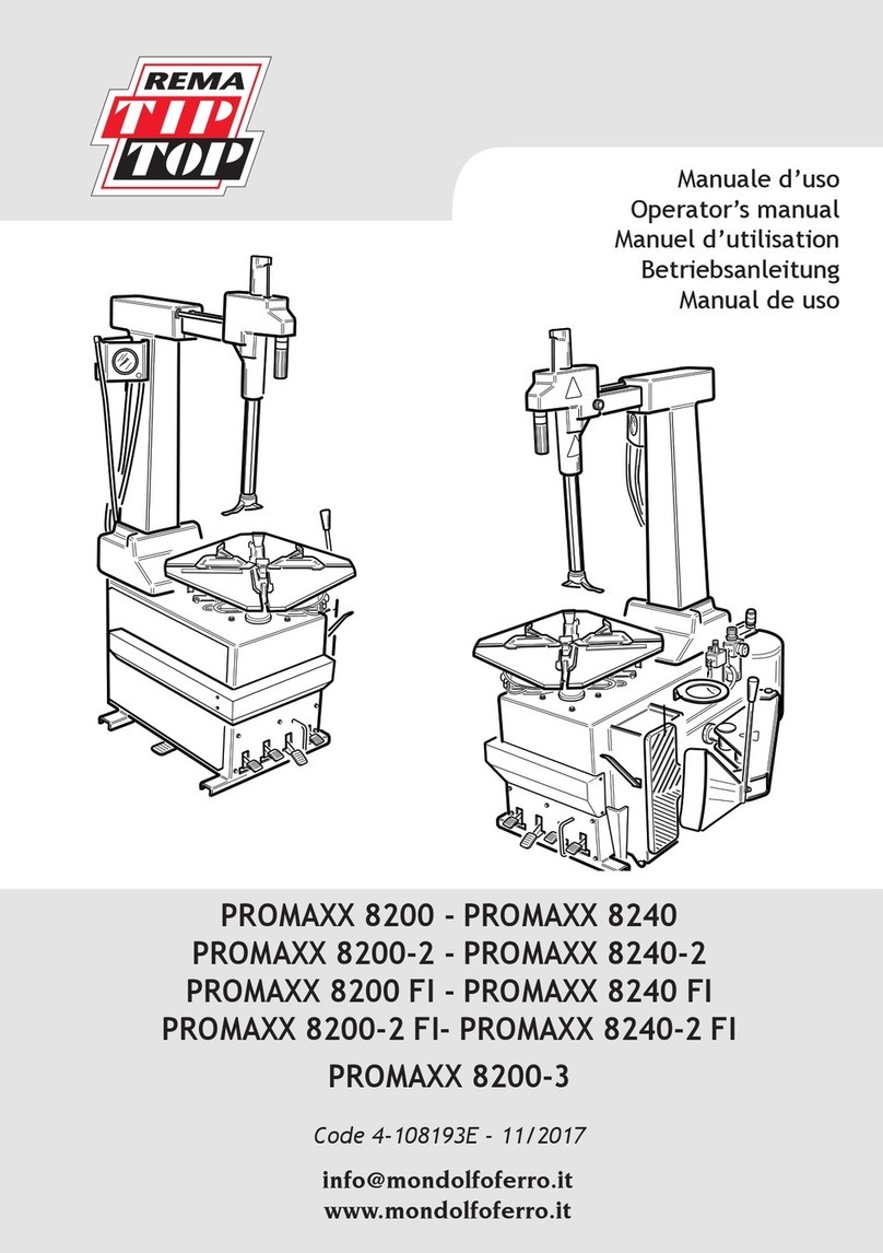 Rema Tip Top PROMAXX 8200 Operator's manual