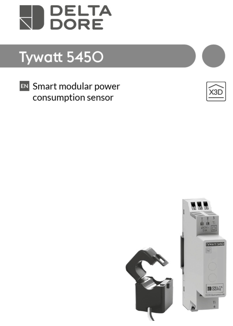 DELTA DORE Tywatt 5450 User manual