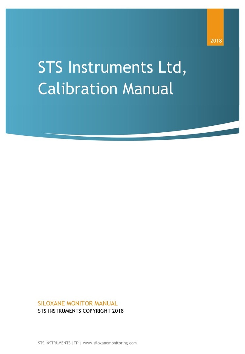 STS Instruments Siloxane Use and care manual